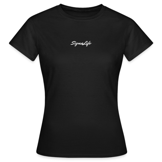 SigmaLife T-Shirt Donna (Mangio Carne trend) - black